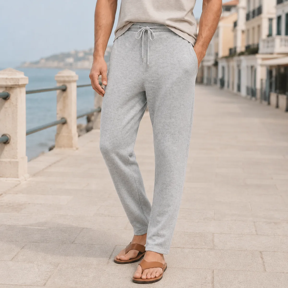 Francis Pants — Light Gray