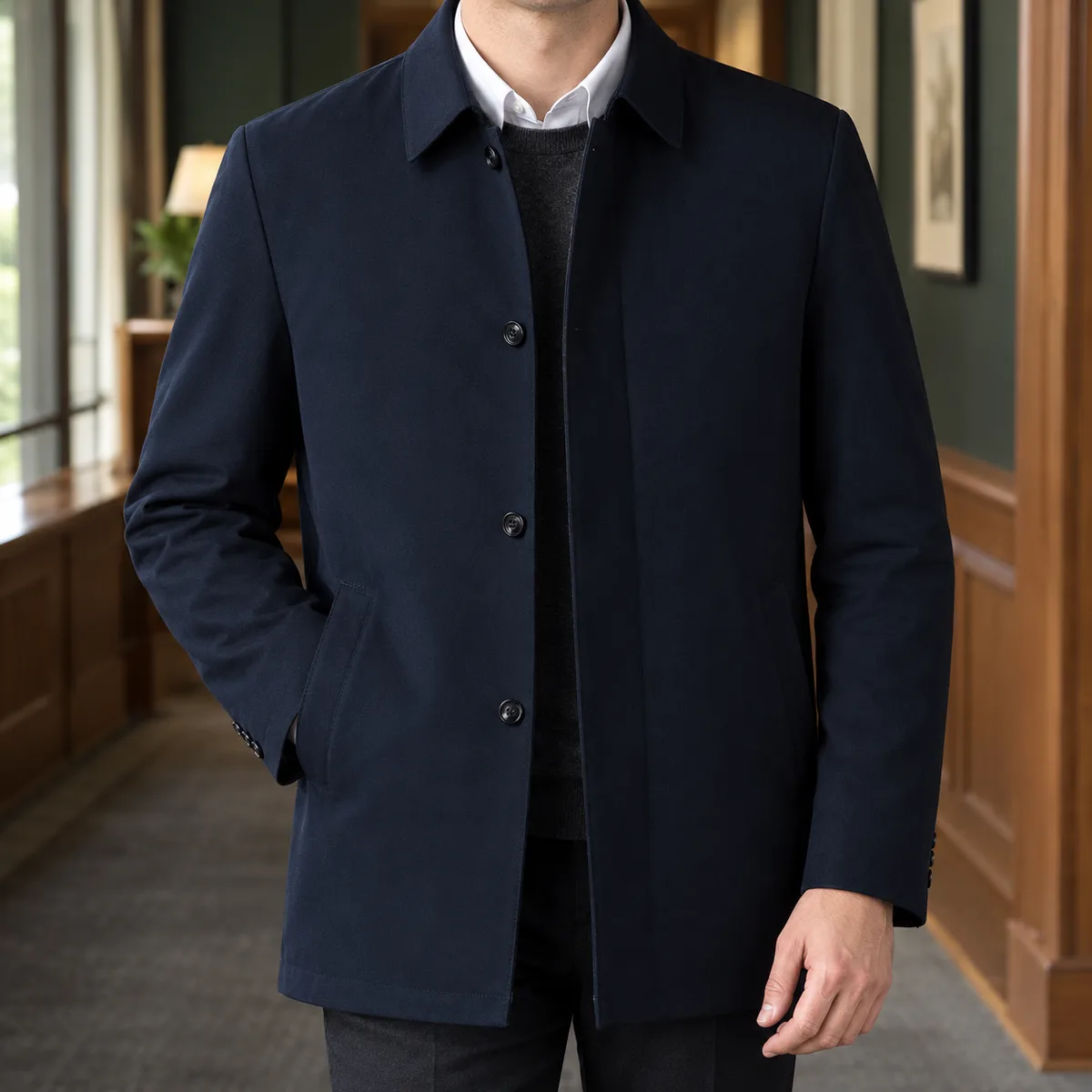 Mathias Collared Jacket