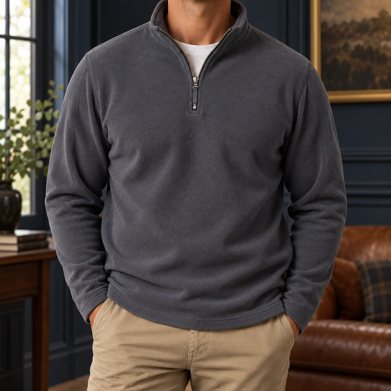 Cormoran Stand-Neck Quarter-Zip