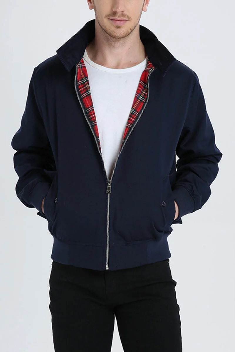 Maverick Tartan-Lined Jacket