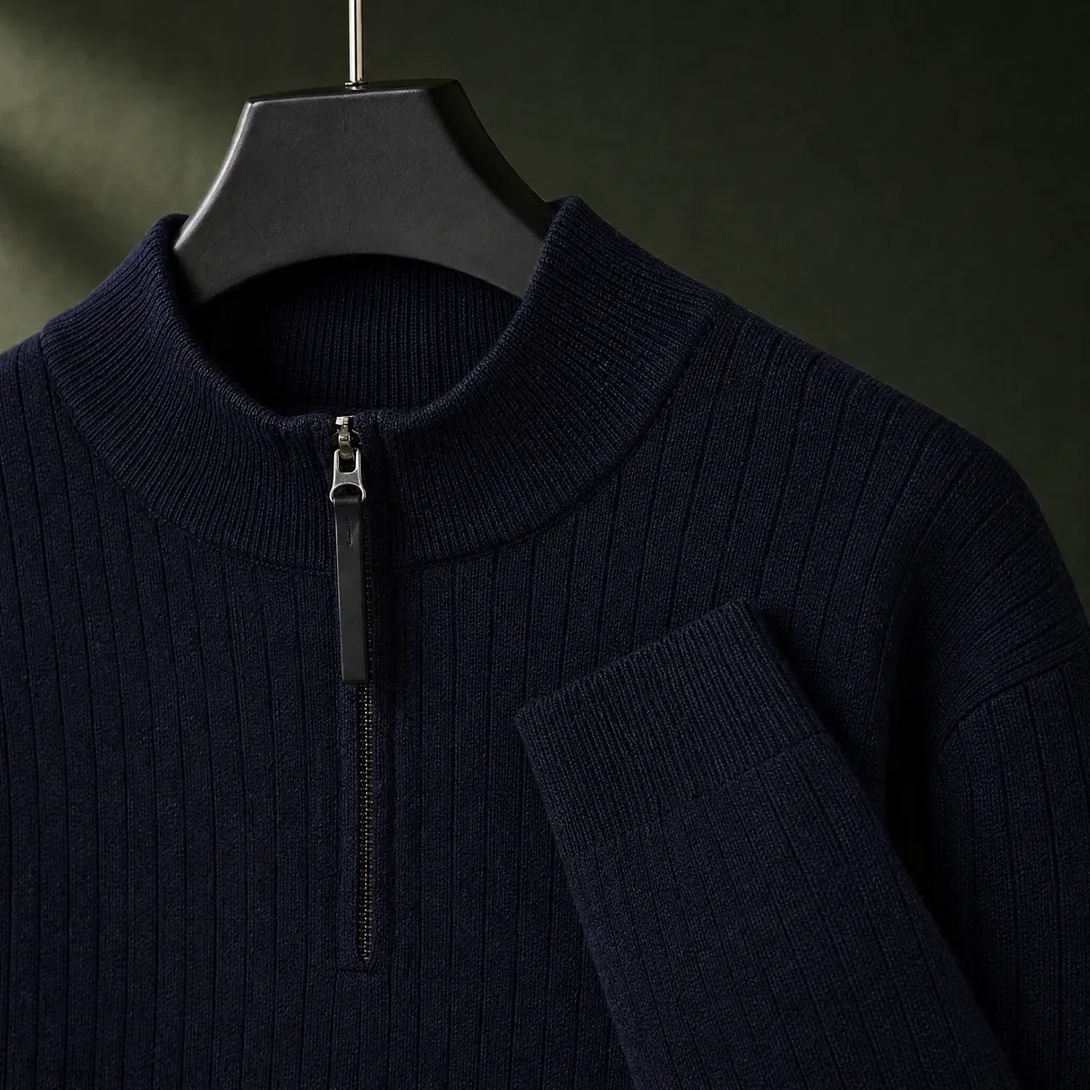 Lucas Half-Zip Sweater — detail