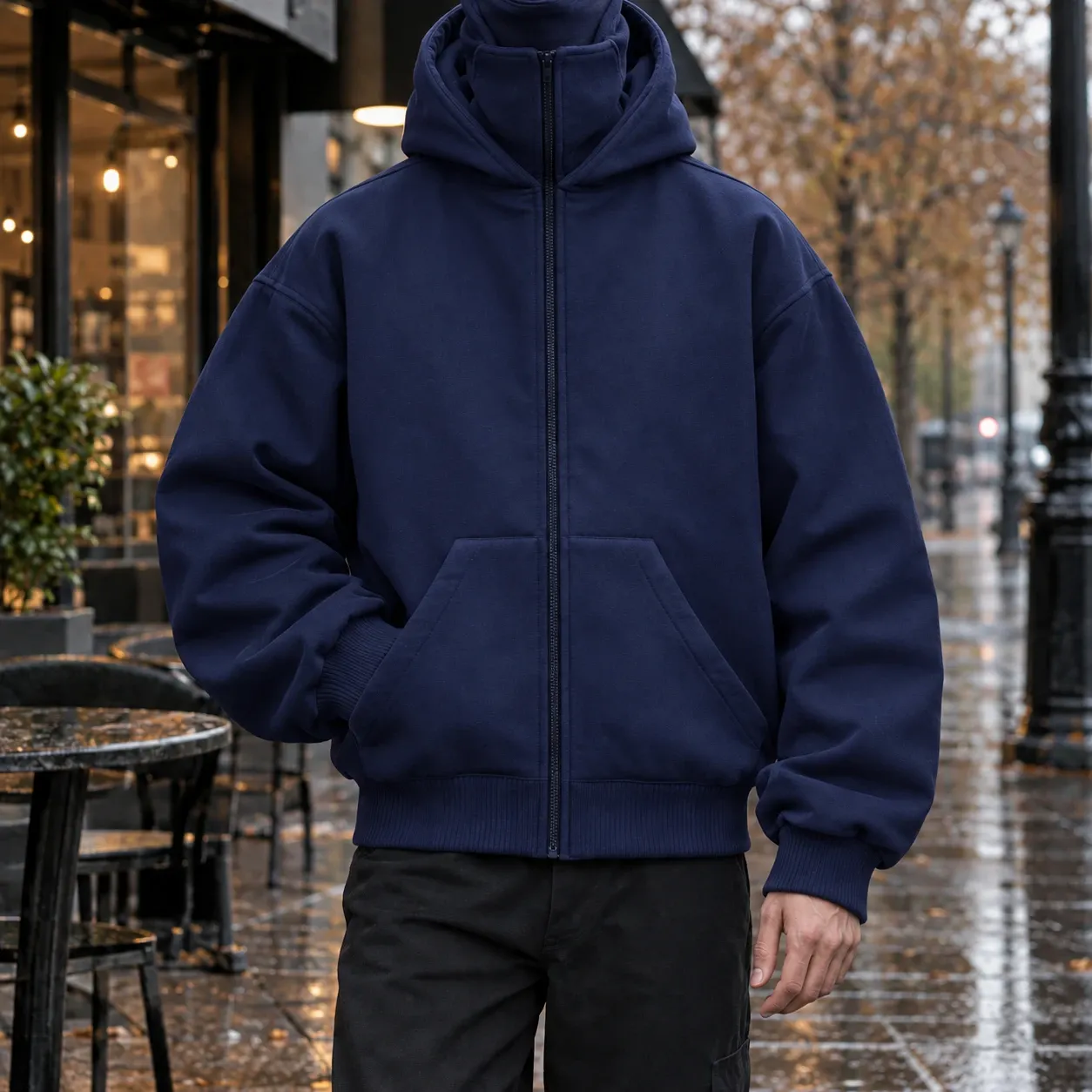 Philip-Cole Masked Zip Jacket — source gallery photograph 6