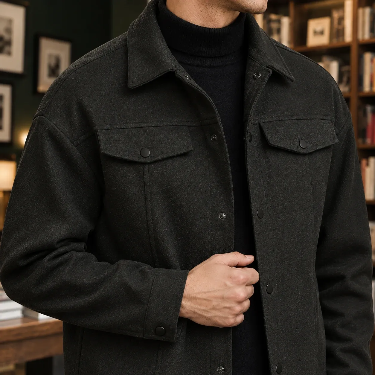Calvin-Miles Utility Jacket — source gallery photograph 2