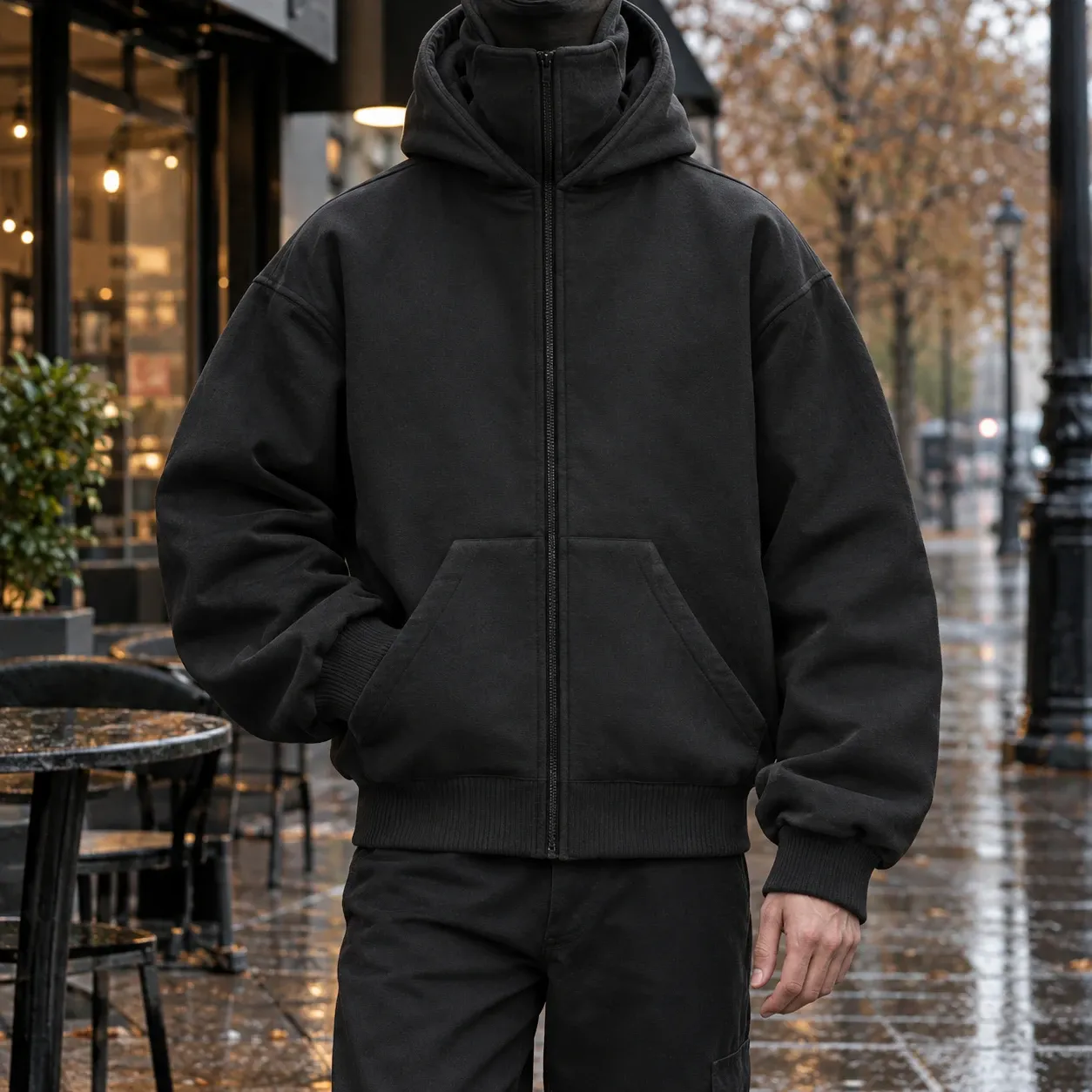 Philip-Cole Masked Zip Jacket — source gallery photograph 1