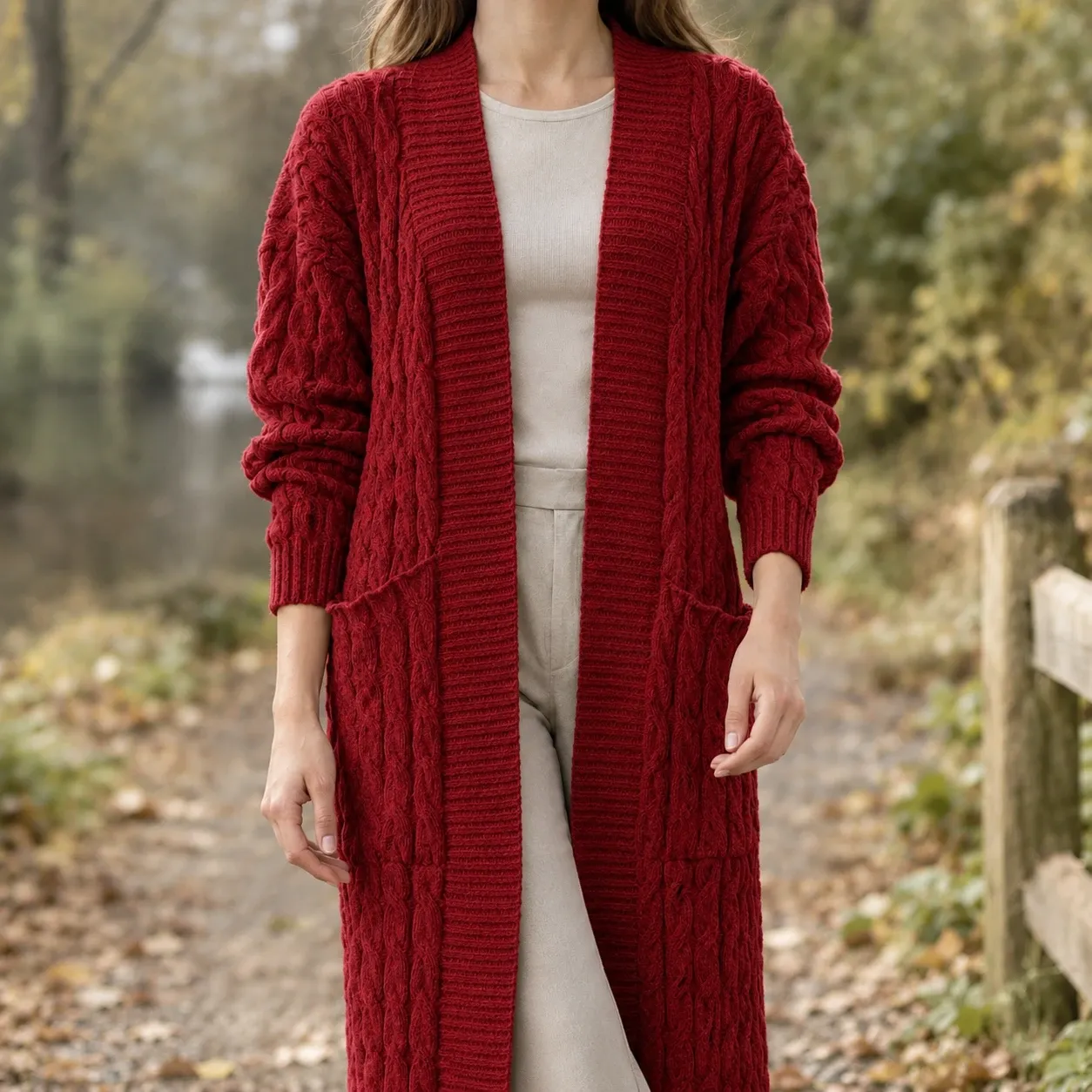 Paloma Cable Knit Cardigan — source gallery photograph 5