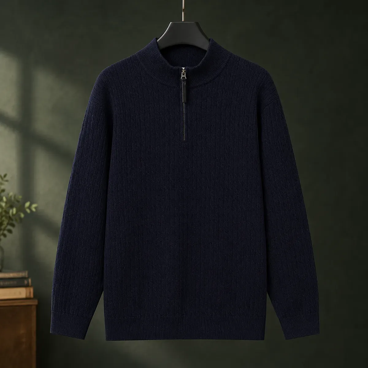 Lucas Half-Zip Sweater — gallery photograph 1