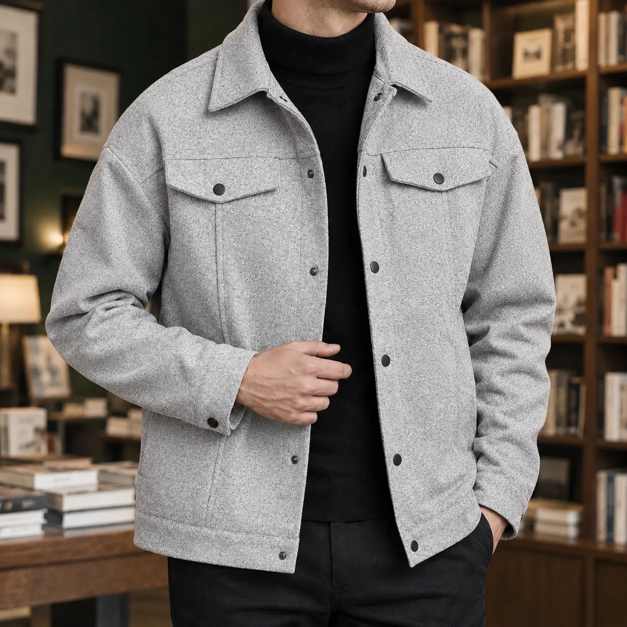Calvin-Miles Utility Jacket — source gallery photograph 4