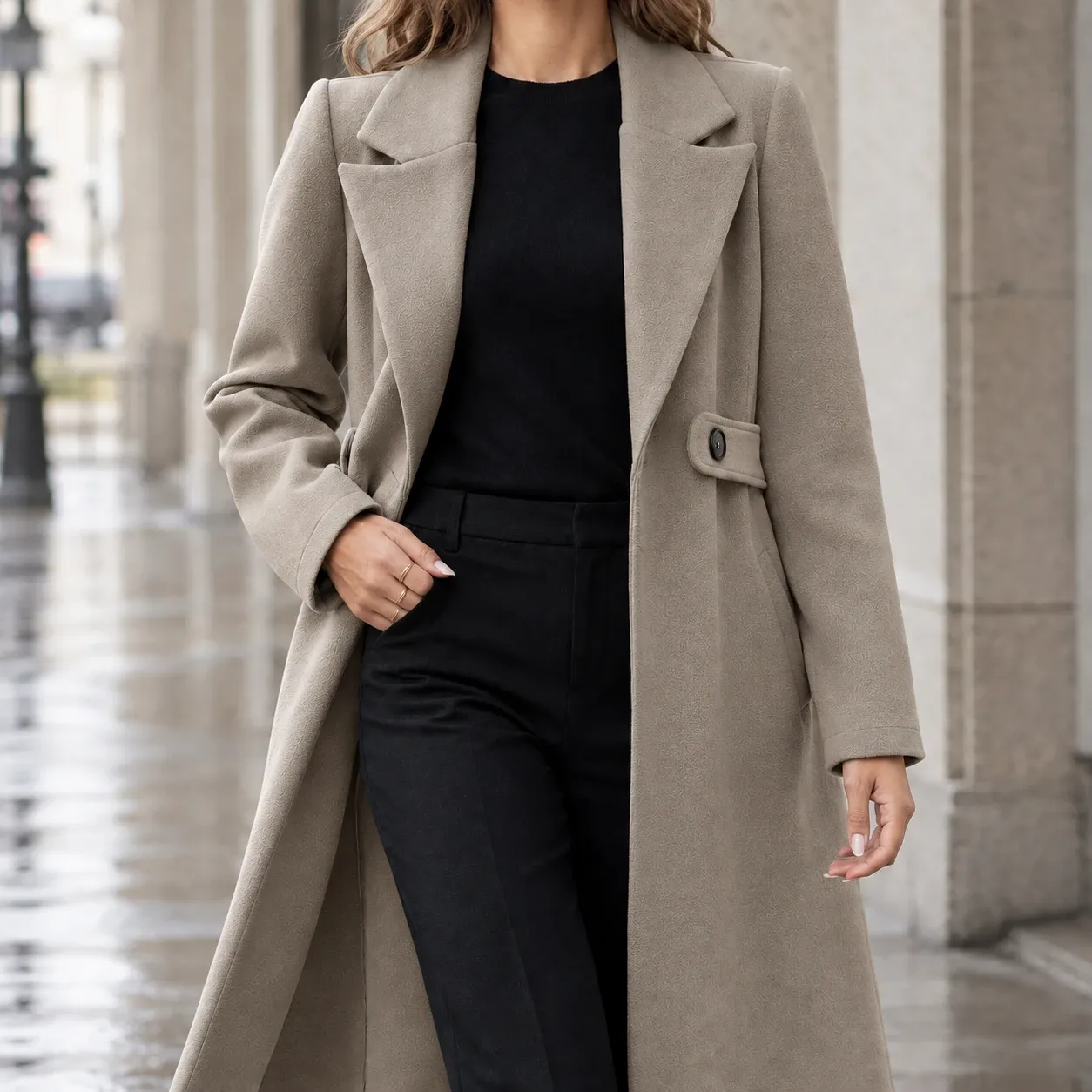 Valencia Tailored Coat — source gallery photograph 3