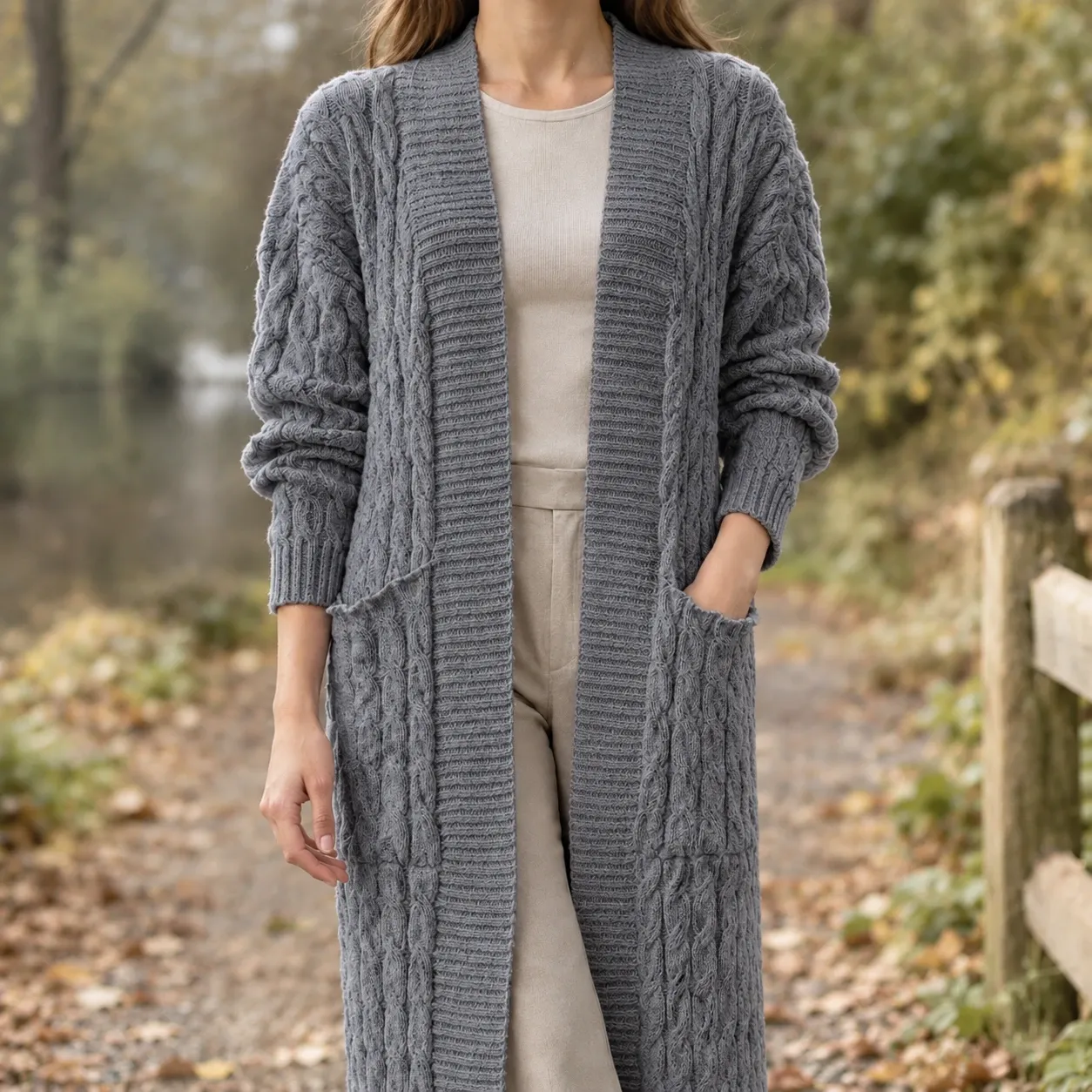 Paloma Cable Knit Cardigan — source gallery photograph 3